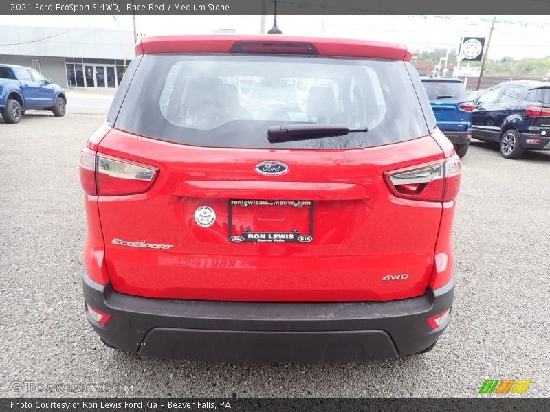 Race Red / Medium Stone 2021 Ford EcoSport S 4WD