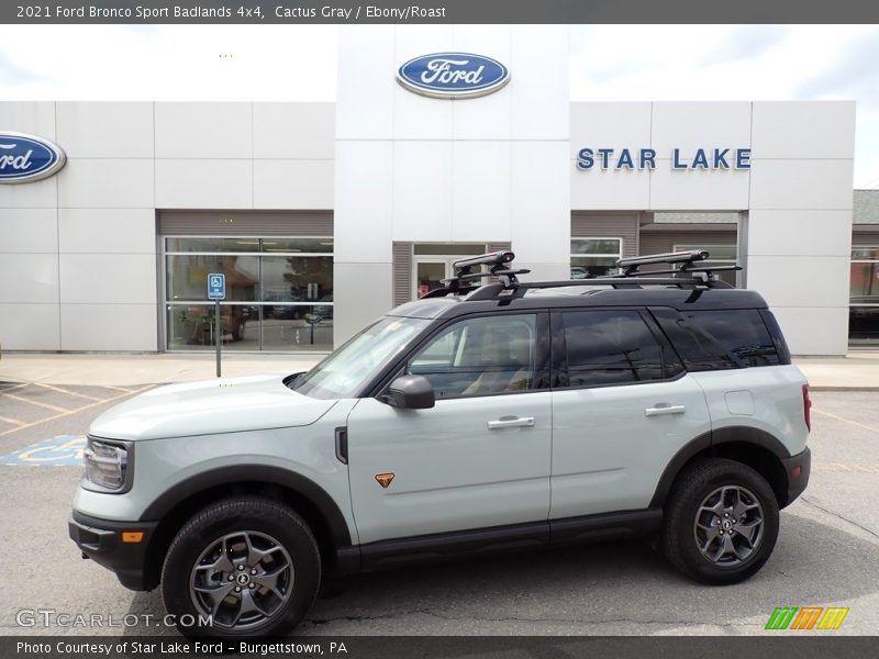Cactus Gray / Ebony/Roast 2021 Ford Bronco Sport Badlands 4x4