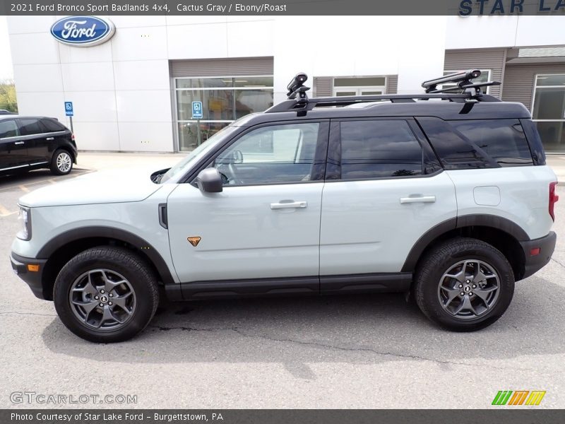 Cactus Gray / Ebony/Roast 2021 Ford Bronco Sport Badlands 4x4