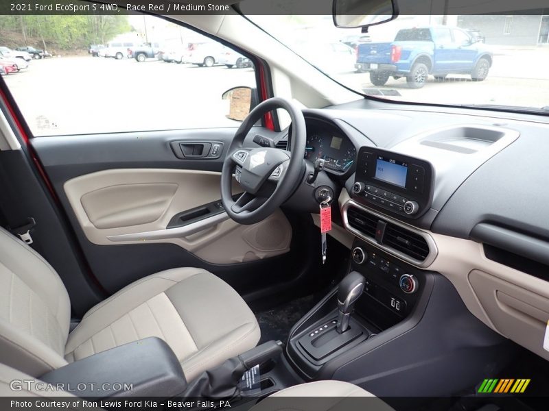 Race Red / Medium Stone 2021 Ford EcoSport S 4WD
