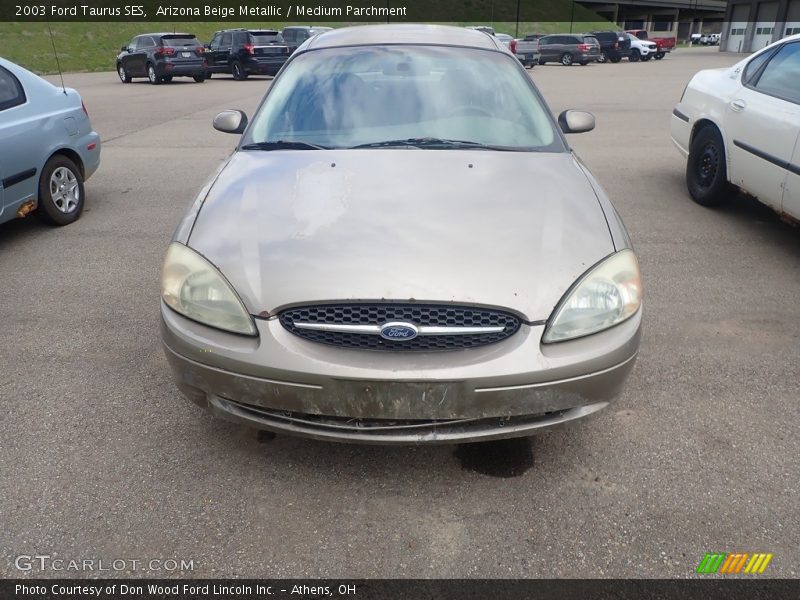 Arizona Beige Metallic / Medium Parchment 2003 Ford Taurus SES