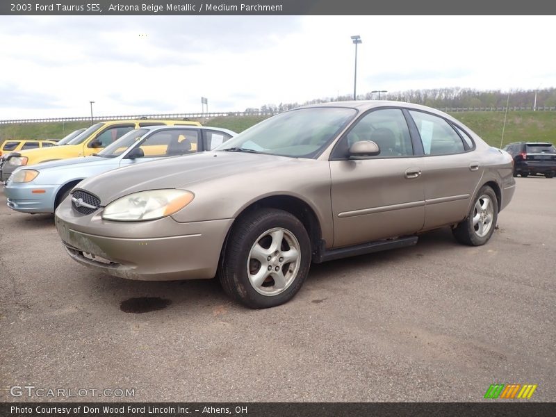 Arizona Beige Metallic / Medium Parchment 2003 Ford Taurus SES
