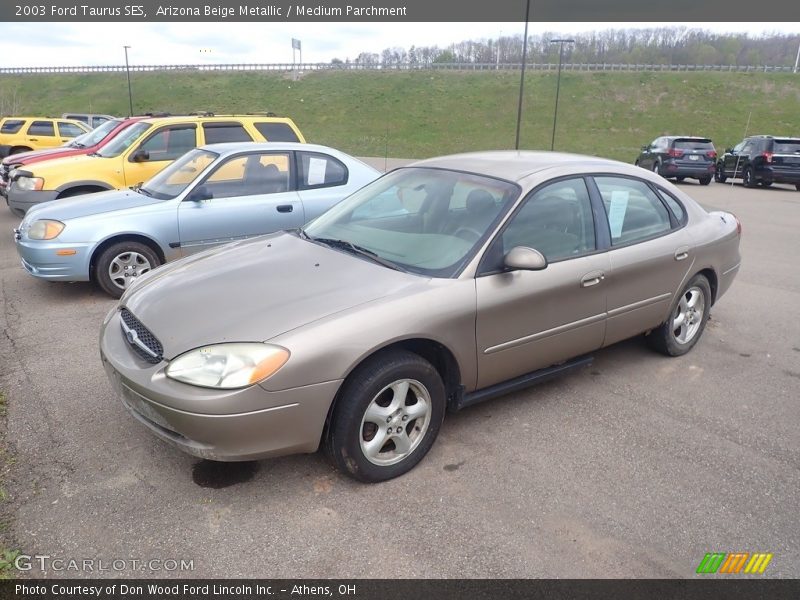Arizona Beige Metallic / Medium Parchment 2003 Ford Taurus SES