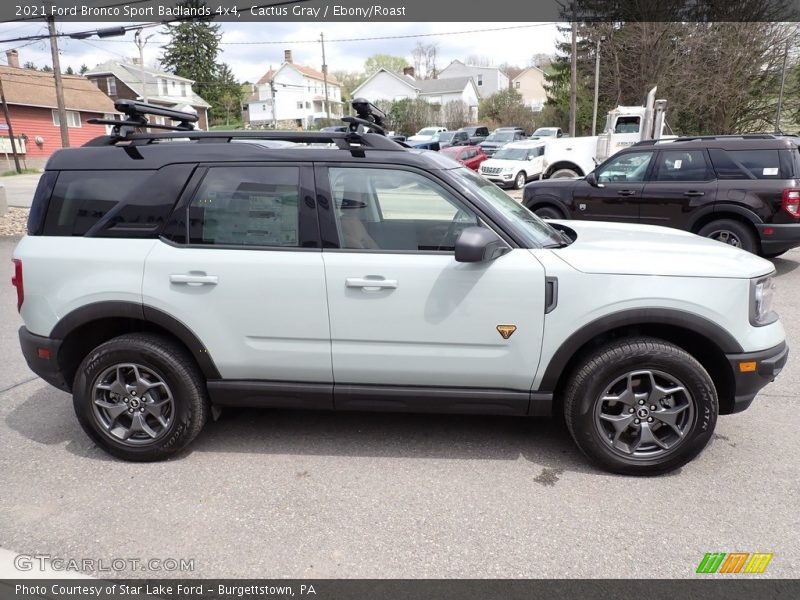 Cactus Gray / Ebony/Roast 2021 Ford Bronco Sport Badlands 4x4
