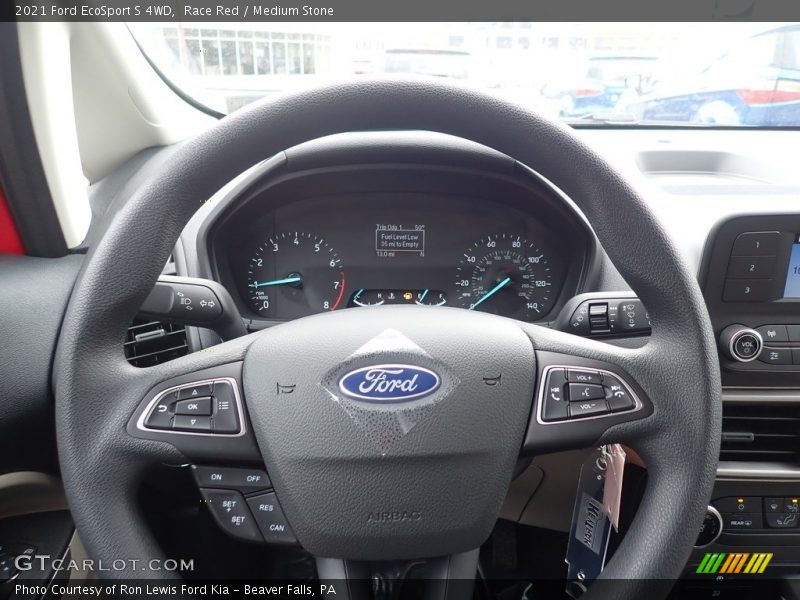 Race Red / Medium Stone 2021 Ford EcoSport S 4WD