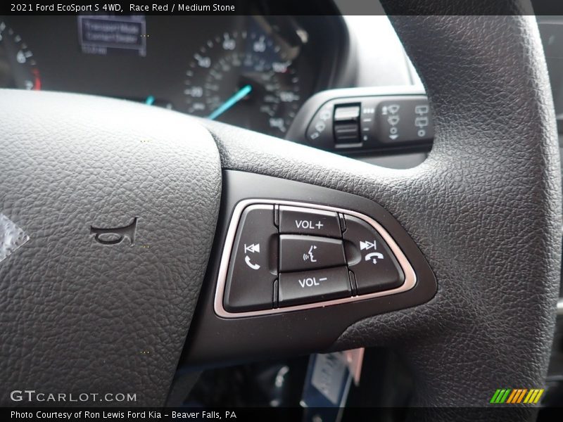 Race Red / Medium Stone 2021 Ford EcoSport S 4WD
