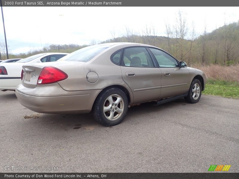 Arizona Beige Metallic / Medium Parchment 2003 Ford Taurus SES