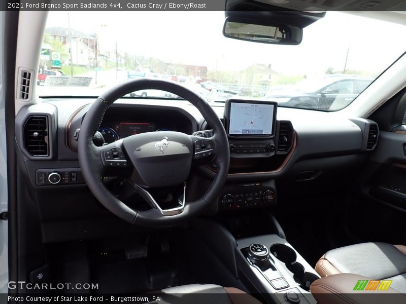 Cactus Gray / Ebony/Roast 2021 Ford Bronco Sport Badlands 4x4