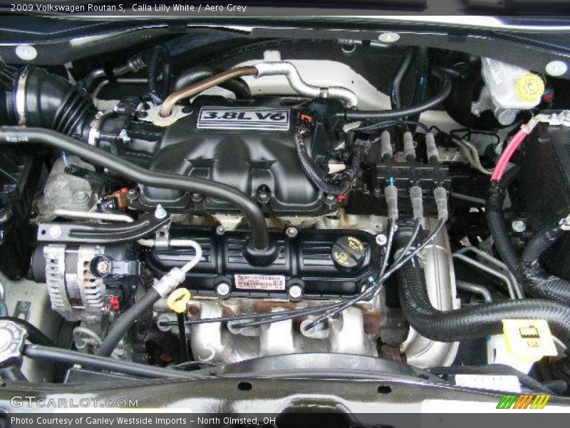 Calla Lilly White / Aero Grey 2009 Volkswagen Routan S