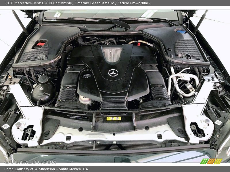 Emerald Green Metallic / Saddle Brown/Black 2018 Mercedes-Benz E 400 Convertible