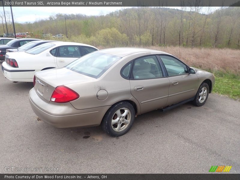Arizona Beige Metallic / Medium Parchment 2003 Ford Taurus SES