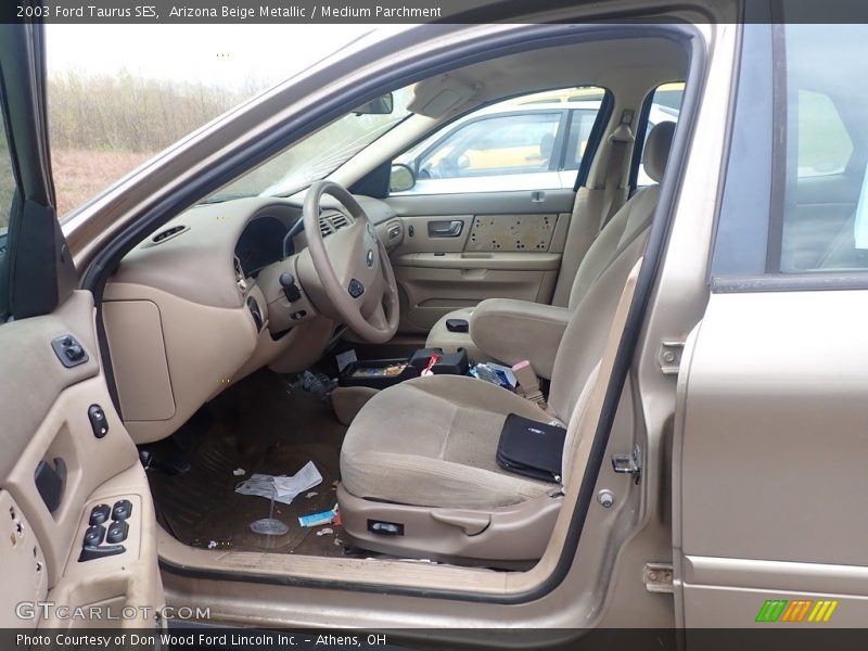 Arizona Beige Metallic / Medium Parchment 2003 Ford Taurus SES