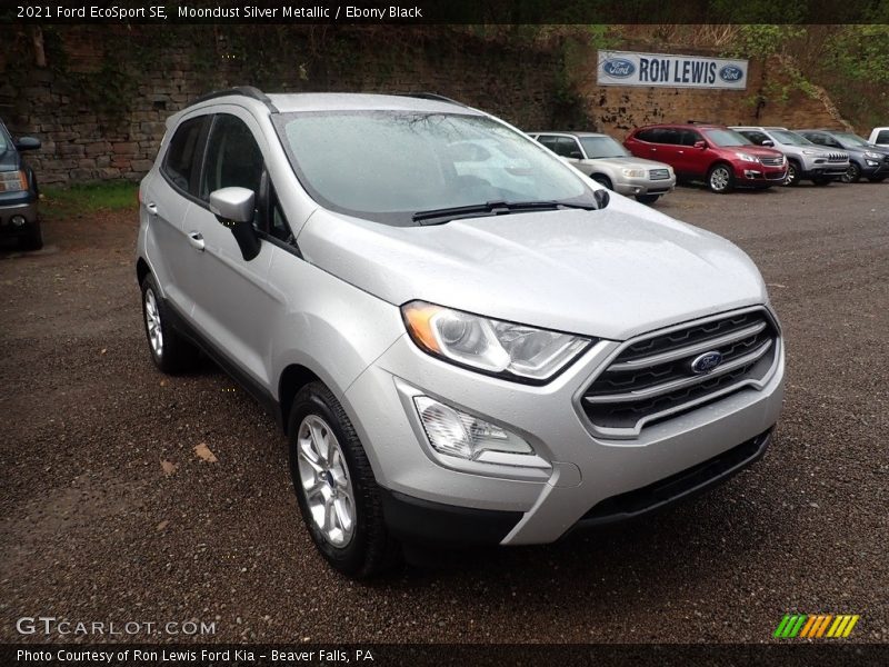 Moondust Silver Metallic / Ebony Black 2021 Ford EcoSport SE