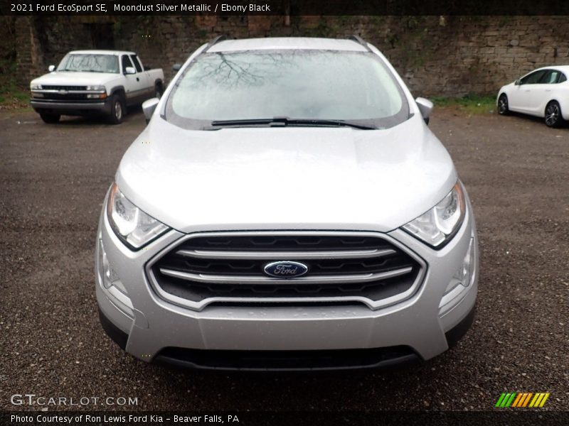 Moondust Silver Metallic / Ebony Black 2021 Ford EcoSport SE