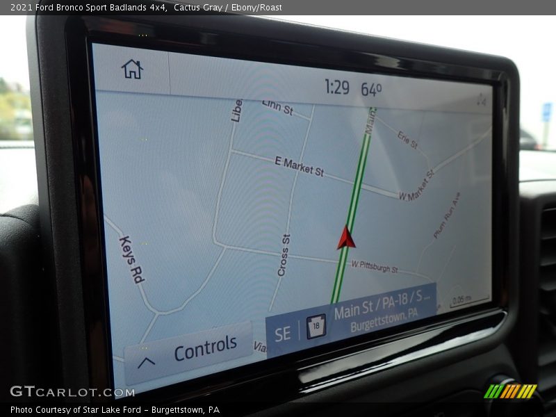 Cactus Gray / Ebony/Roast 2021 Ford Bronco Sport Badlands 4x4