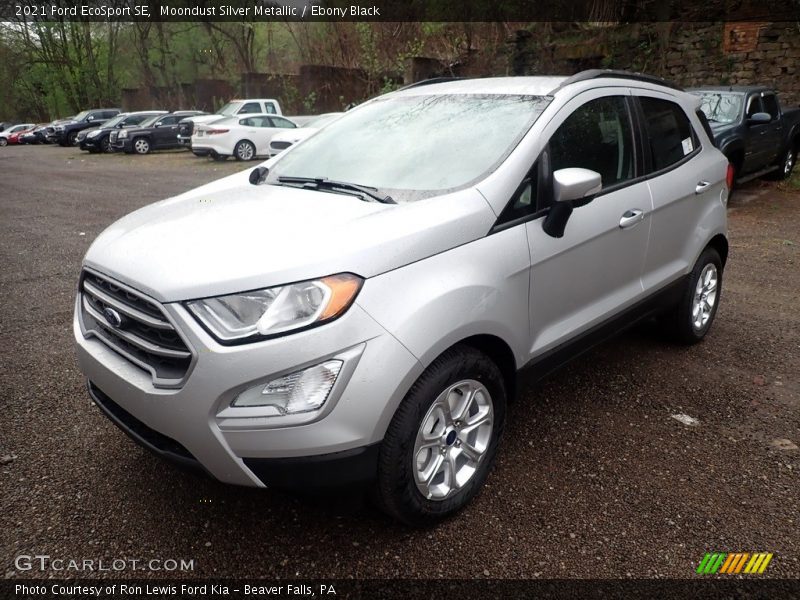 Moondust Silver Metallic / Ebony Black 2021 Ford EcoSport SE