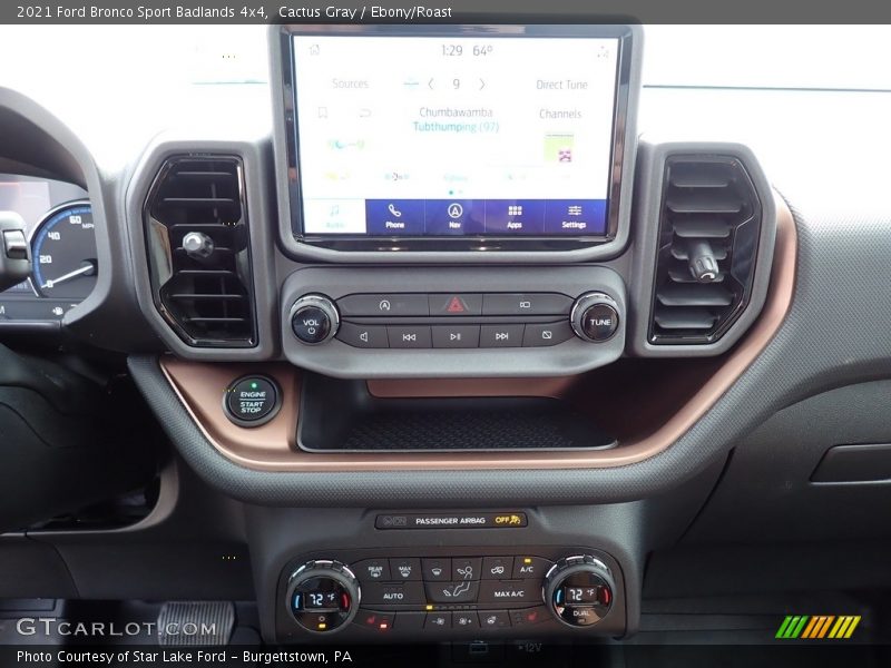 Cactus Gray / Ebony/Roast 2021 Ford Bronco Sport Badlands 4x4