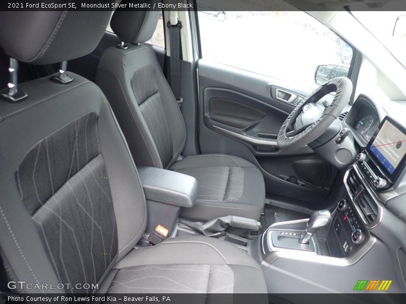 Moondust Silver Metallic / Ebony Black 2021 Ford EcoSport SE