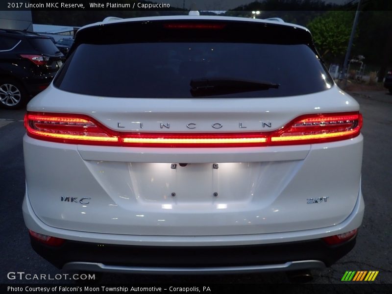 White Platinum / Cappuccino 2017 Lincoln MKC Reserve