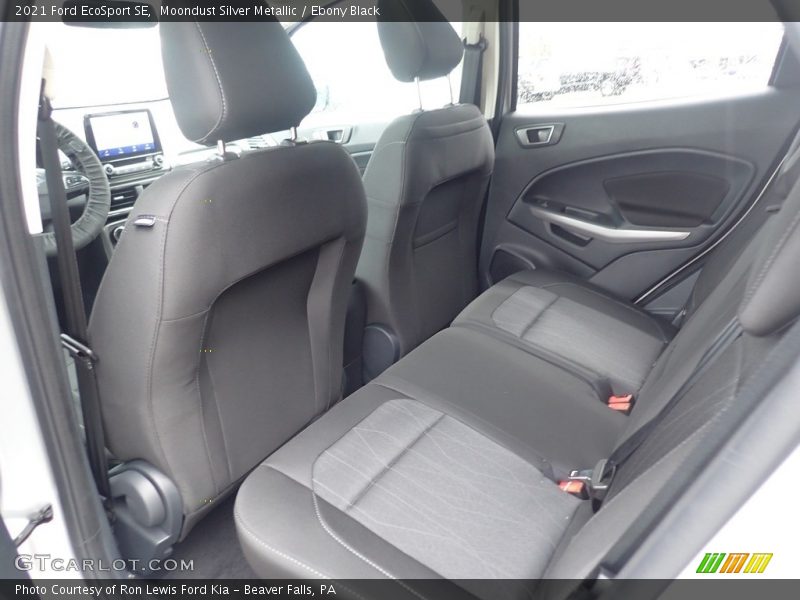 Moondust Silver Metallic / Ebony Black 2021 Ford EcoSport SE