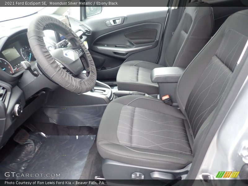 Moondust Silver Metallic / Ebony Black 2021 Ford EcoSport SE