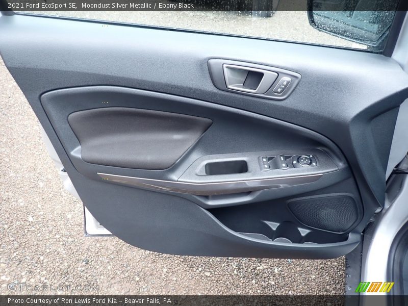 Moondust Silver Metallic / Ebony Black 2021 Ford EcoSport SE