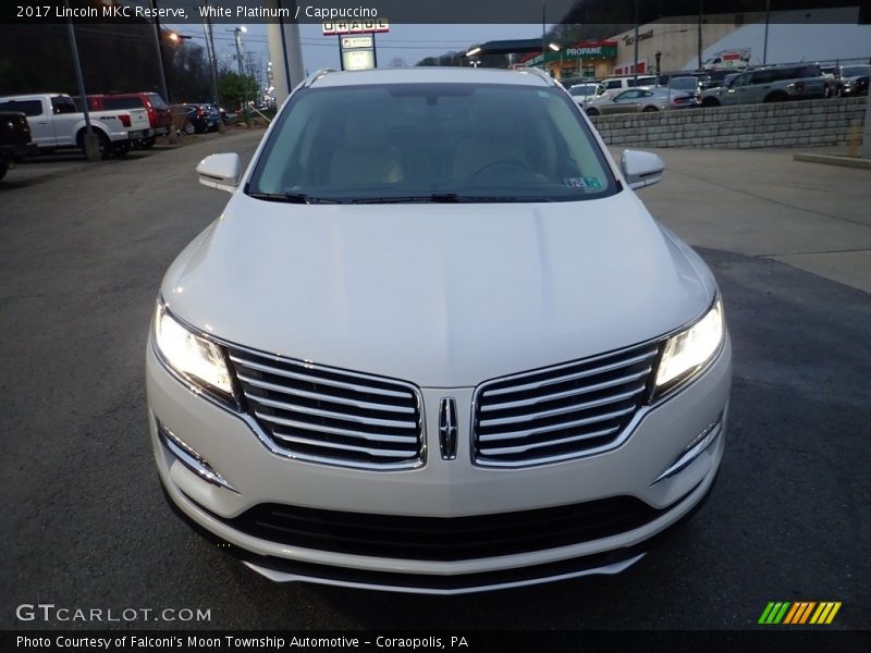 White Platinum / Cappuccino 2017 Lincoln MKC Reserve