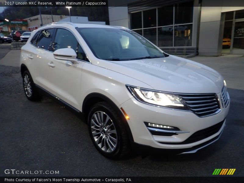 White Platinum / Cappuccino 2017 Lincoln MKC Reserve