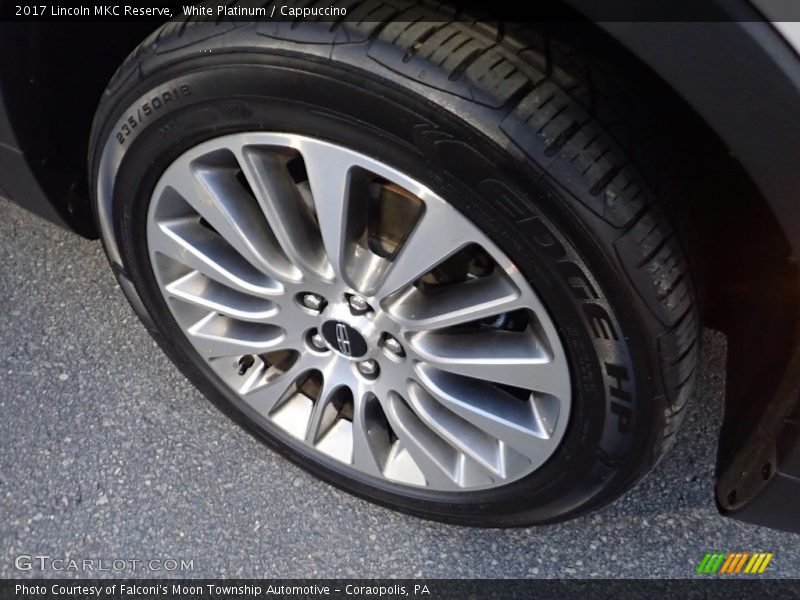 White Platinum / Cappuccino 2017 Lincoln MKC Reserve