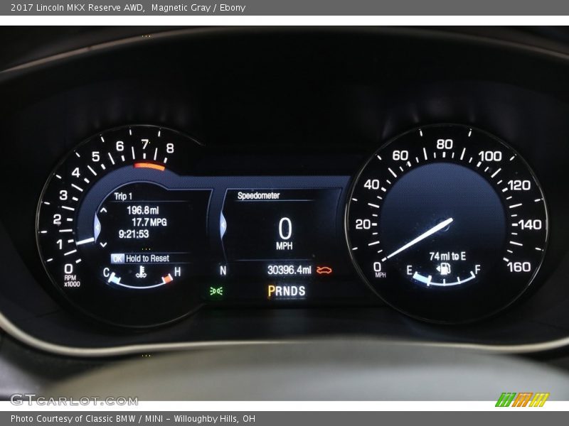 Magnetic Gray / Ebony 2017 Lincoln MKX Reserve AWD