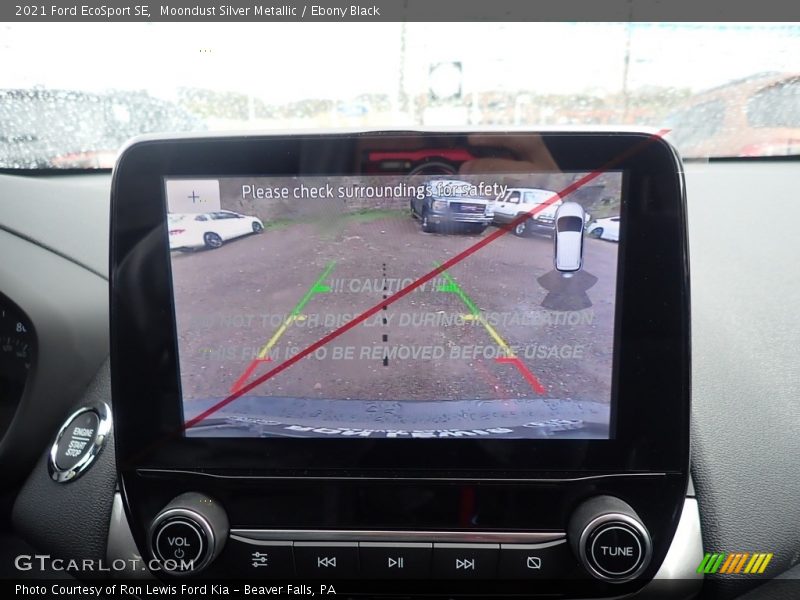 Moondust Silver Metallic / Ebony Black 2021 Ford EcoSport SE