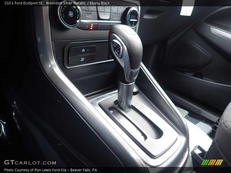 Moondust Silver Metallic / Ebony Black 2021 Ford EcoSport SE