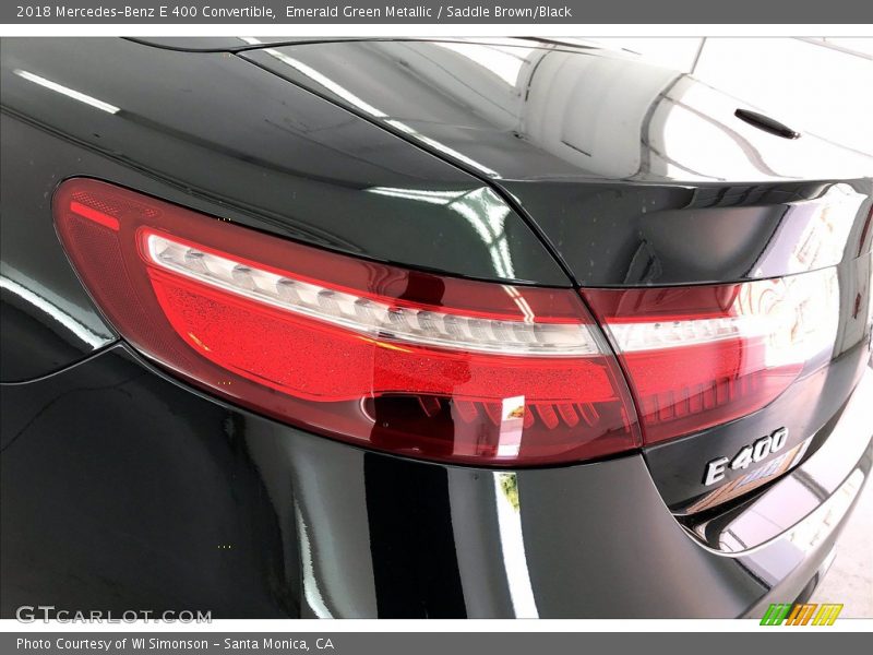 Emerald Green Metallic / Saddle Brown/Black 2018 Mercedes-Benz E 400 Convertible