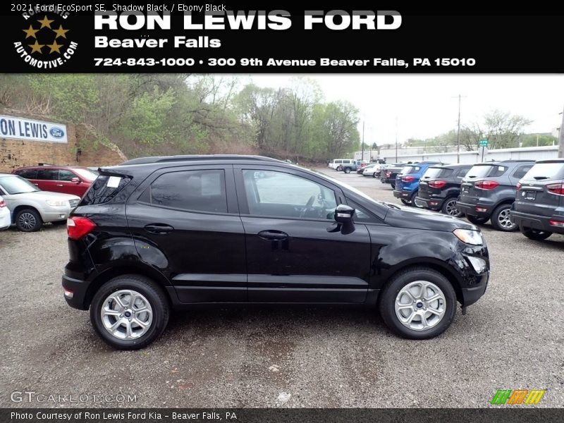 Shadow Black / Ebony Black 2021 Ford EcoSport SE