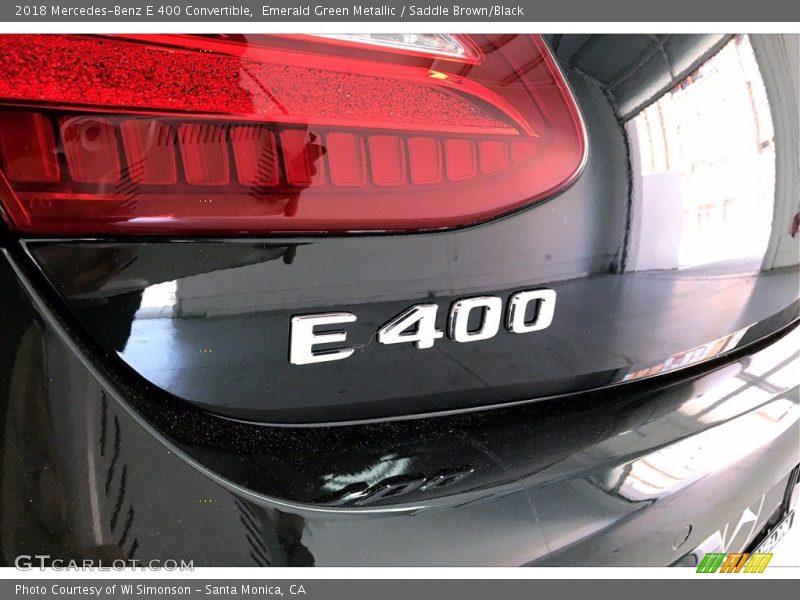 Emerald Green Metallic / Saddle Brown/Black 2018 Mercedes-Benz E 400 Convertible