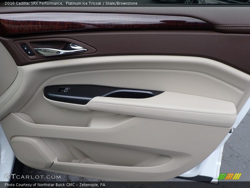 Platinum Ice Tricoat / Shale/Brownstone 2016 Cadillac SRX Performance
