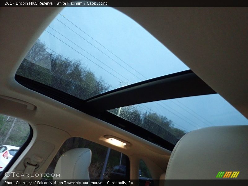 White Platinum / Cappuccino 2017 Lincoln MKC Reserve