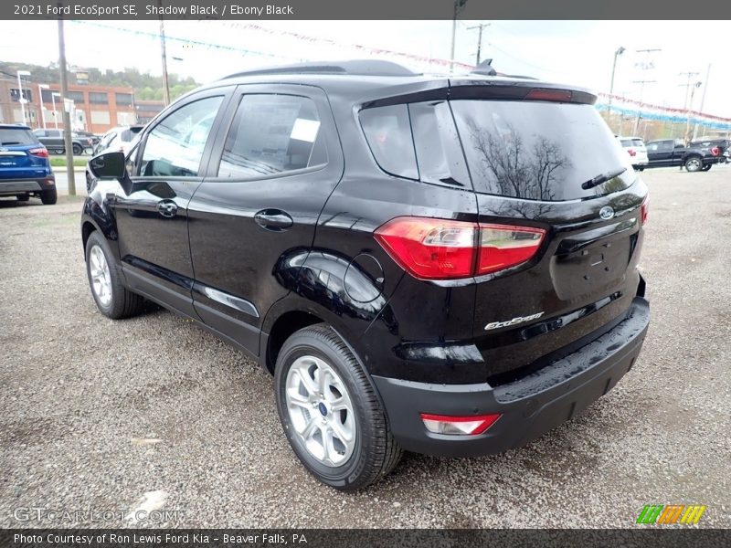 Shadow Black / Ebony Black 2021 Ford EcoSport SE