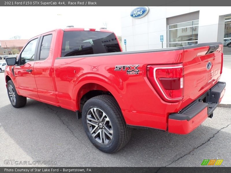 Race Red / Black 2021 Ford F150 STX SuperCab 4x4