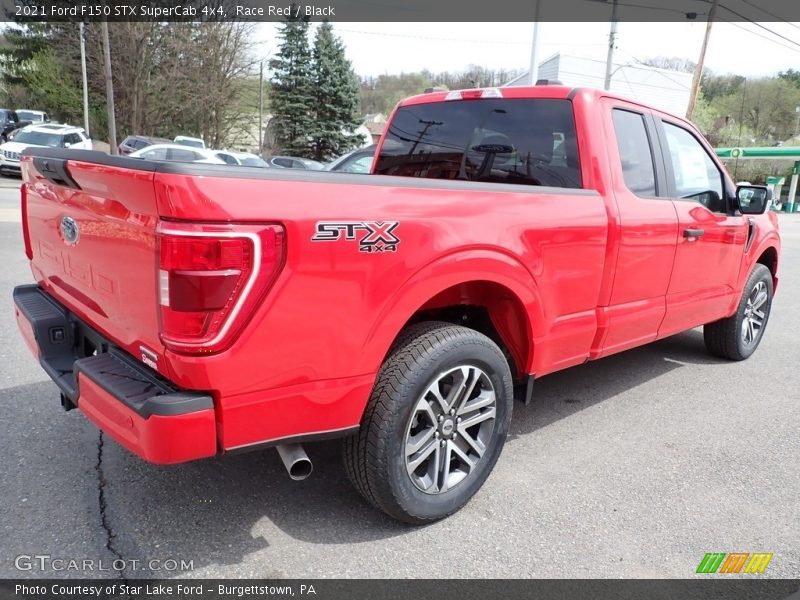Race Red / Black 2021 Ford F150 STX SuperCab 4x4