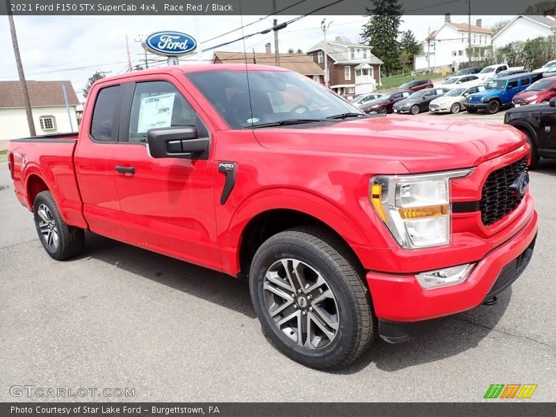 Race Red / Black 2021 Ford F150 STX SuperCab 4x4