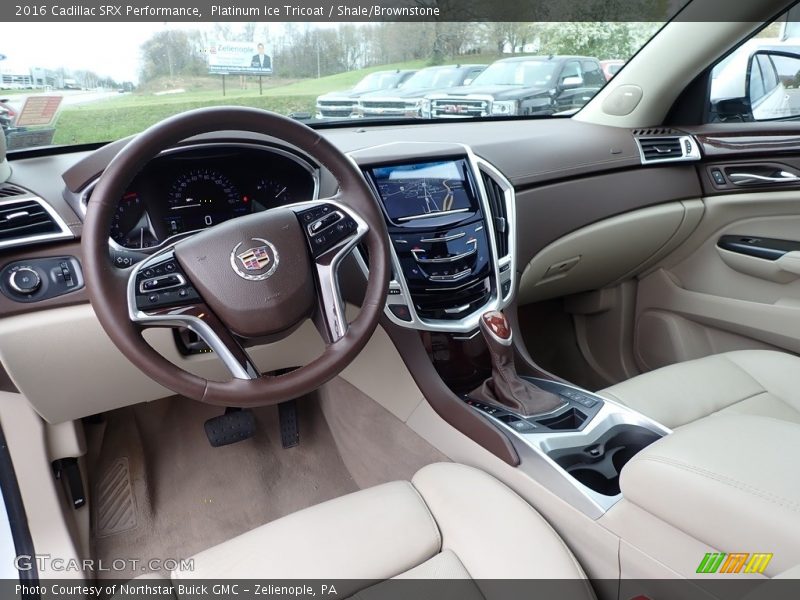 Platinum Ice Tricoat / Shale/Brownstone 2016 Cadillac SRX Performance