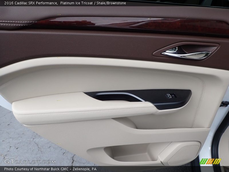 Platinum Ice Tricoat / Shale/Brownstone 2016 Cadillac SRX Performance