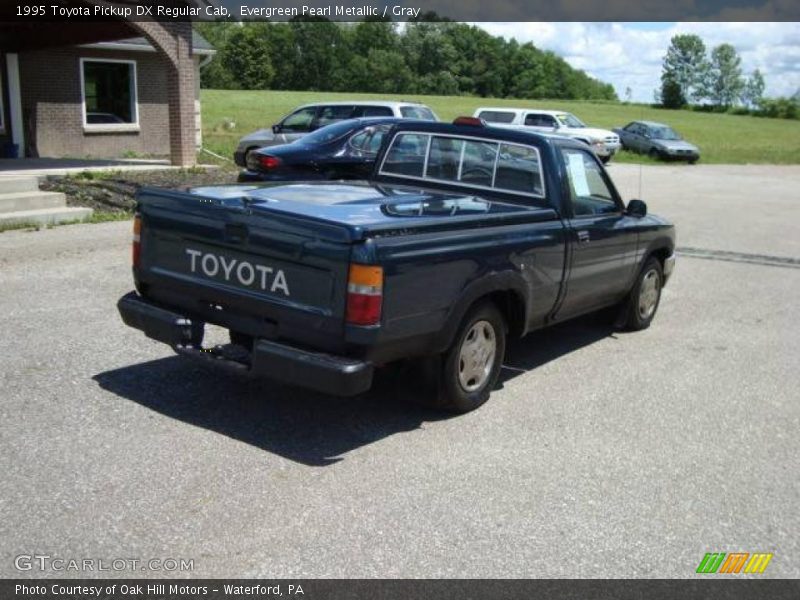 Evergreen Pearl Metallic / Gray 1995 Toyota Pickup DX Regular Cab