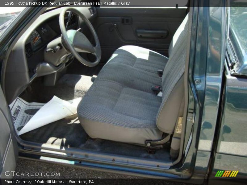 Evergreen Pearl Metallic / Gray 1995 Toyota Pickup DX Regular Cab