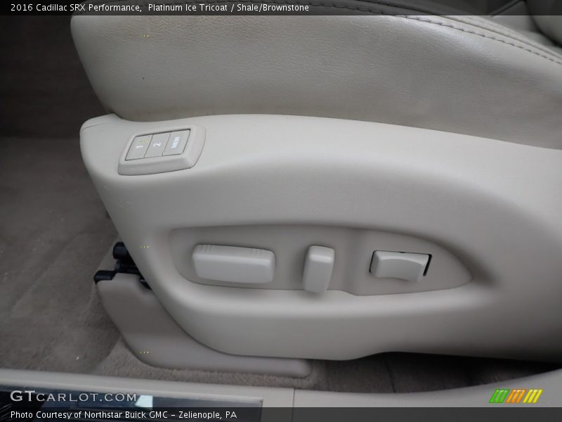 Platinum Ice Tricoat / Shale/Brownstone 2016 Cadillac SRX Performance