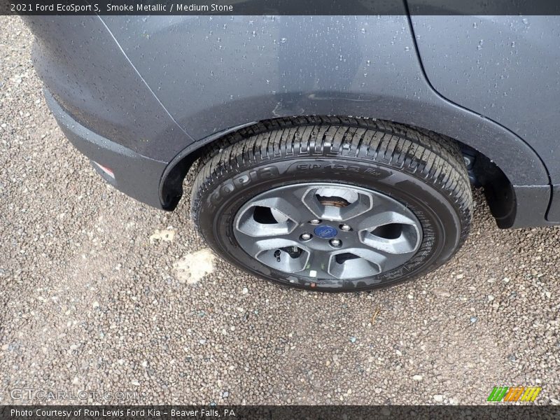 Smoke Metallic / Medium Stone 2021 Ford EcoSport S