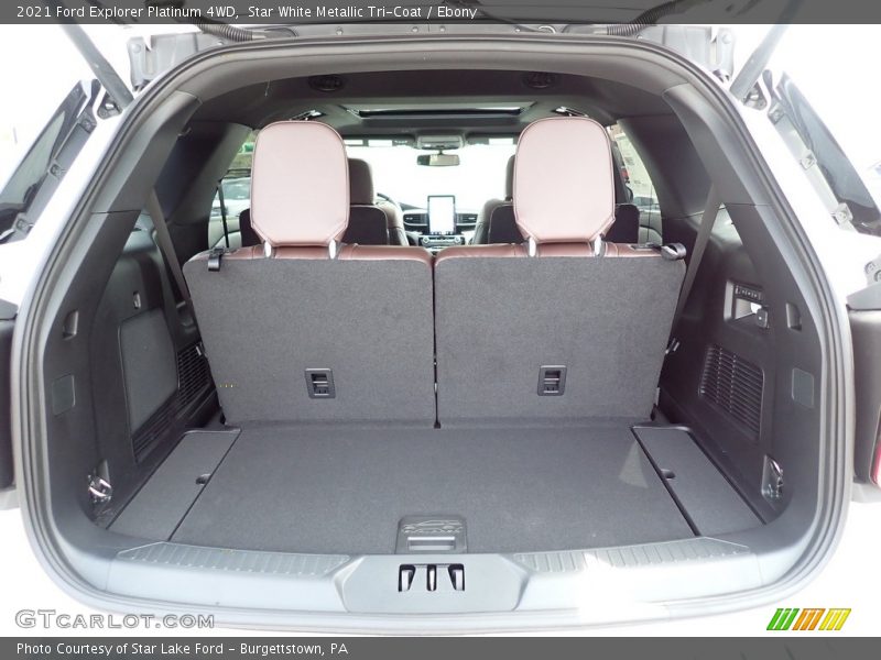 Star White Metallic Tri-Coat / Ebony 2021 Ford Explorer Platinum 4WD