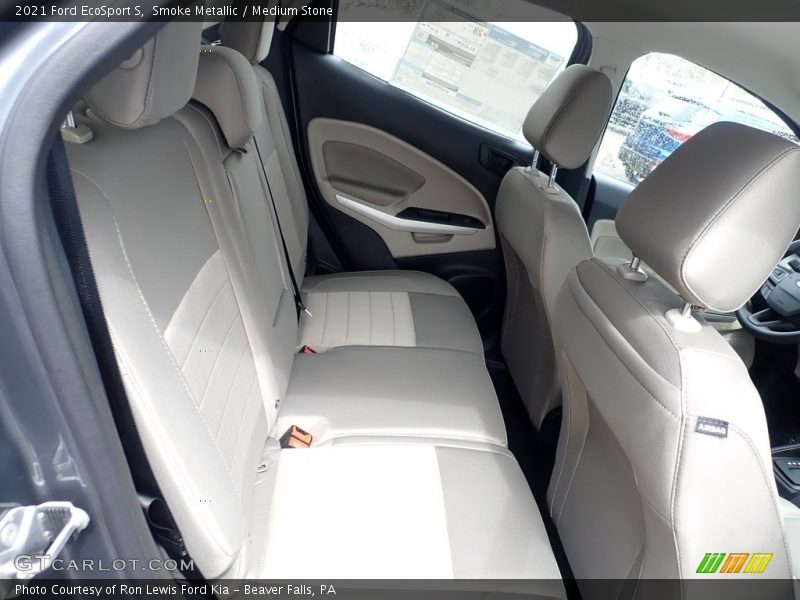 Smoke Metallic / Medium Stone 2021 Ford EcoSport S