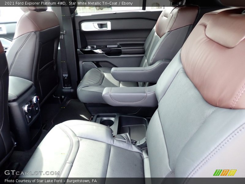 Star White Metallic Tri-Coat / Ebony 2021 Ford Explorer Platinum 4WD
